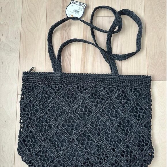 Cherokee crochet tote bag, new with tags (deadstock). - Picture 5 of 8